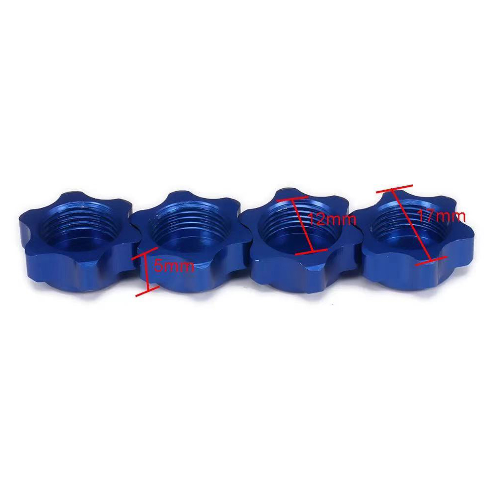 Rc Hobby Nut - 4PCS 17mm Wheel Hub Hex Nut