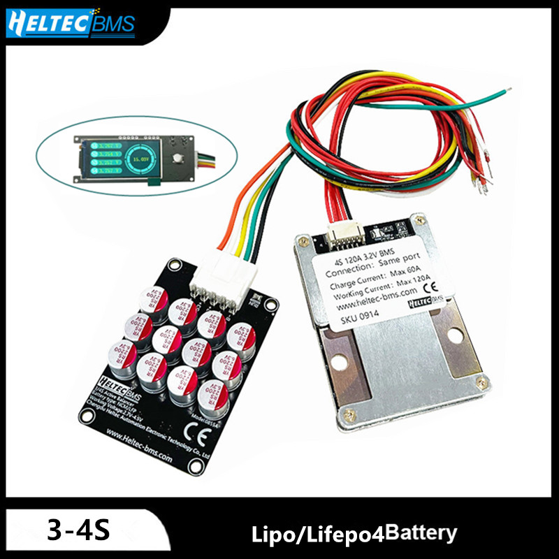 Lipo Battery 4S - BMS 3S4S Balance 100A 120A 160A