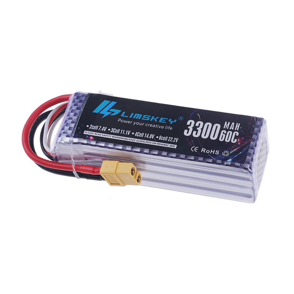 4S LiPo Battery 14.8V 3300mAh  - огляд і ціна Lipo Battery 4S