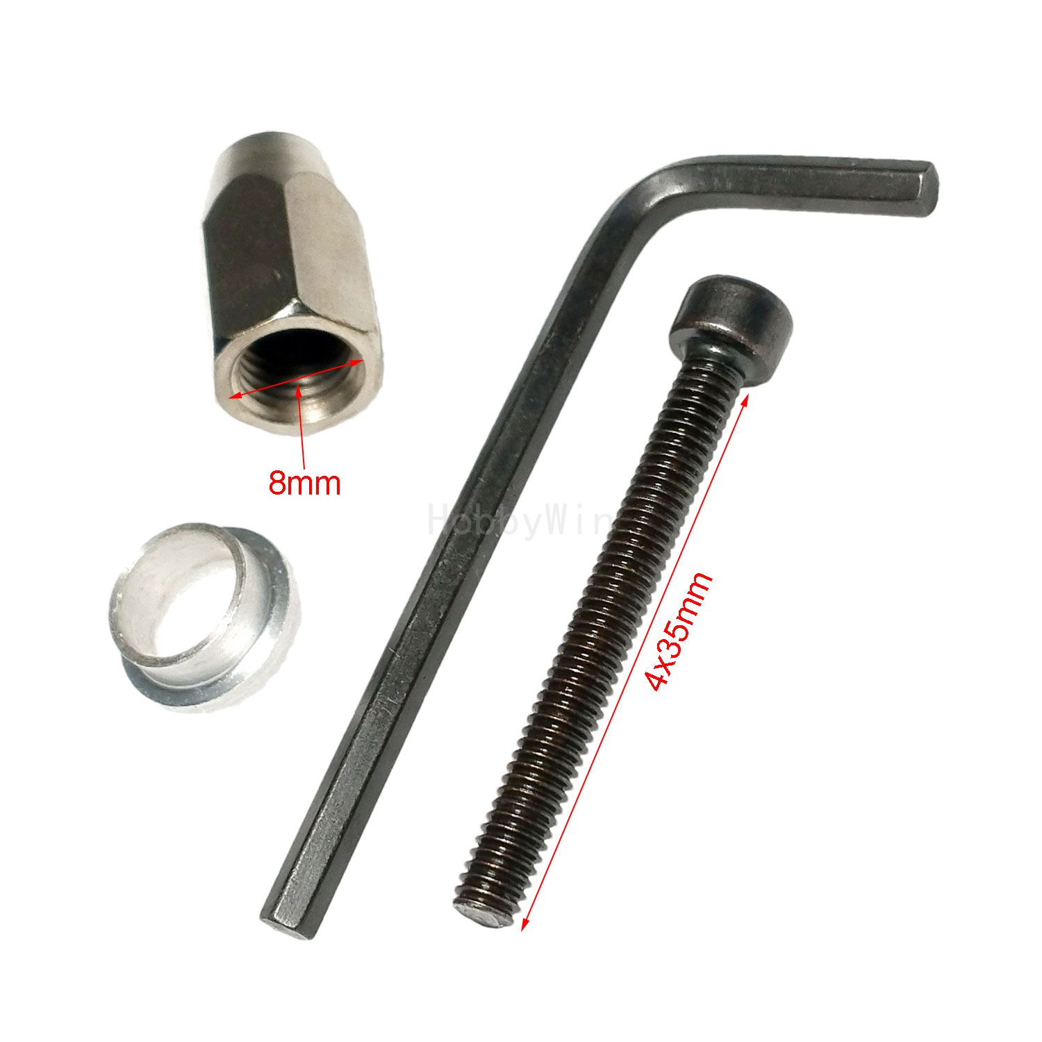 Hex Nut 8mm & Screw 4x25mm for - огляд і ціна Rc Hobby Nut