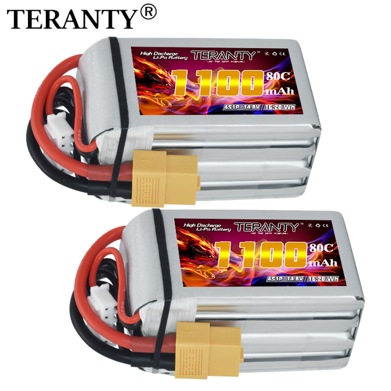 TERANTY 4S 1100mAh 80C/160C Li - огляд і ціна Lipo Battery 4S