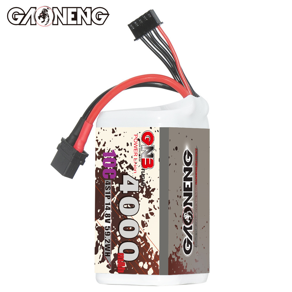 GNB 4000mAh 4S 14.8V 10C 20C W - огляд і ціна Lipo Battery 4S