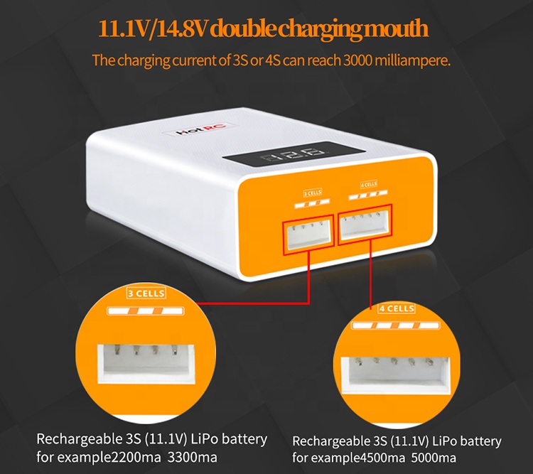 HOTRC A400 Digital 3S 4S 3000m - огляд і ціна Lipo Battery 4S
