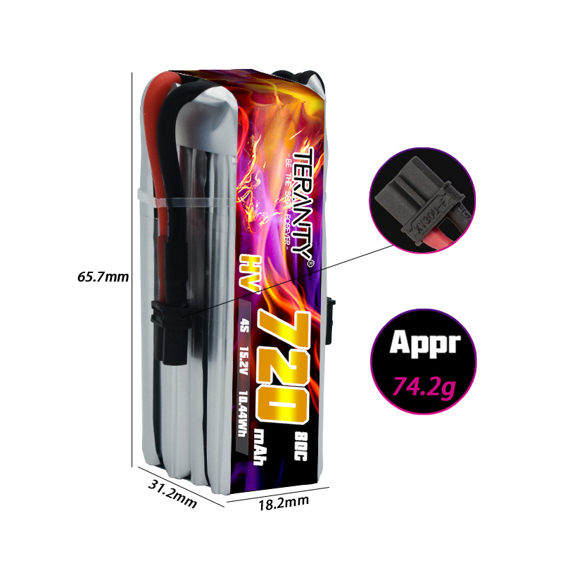 TERANTY 720mAh 4S 15.2V HV Lip - огляд і ціна Lipo Battery 4S